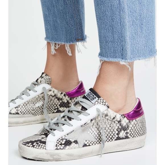 Golden Goose Superstar Sneaker Snake sz 37 NIB - Picture 1 of 8